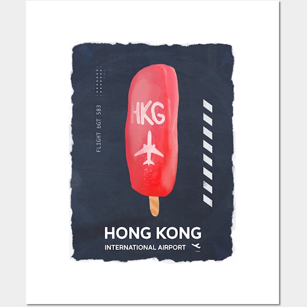 Hong Kong ice cream Wall Art by Woohoo